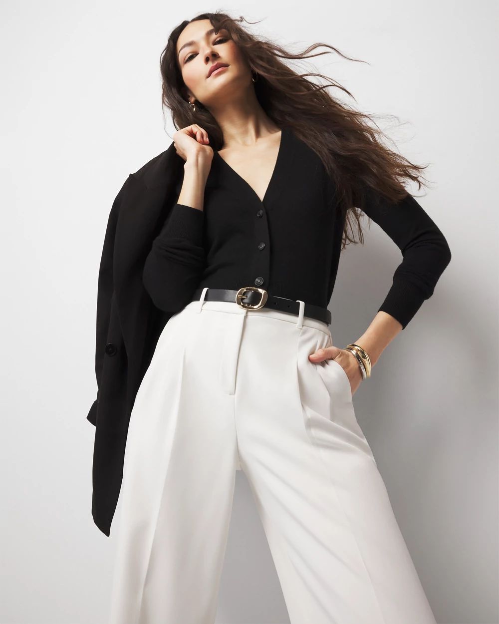 Cropped Cardigan | White House Black Market